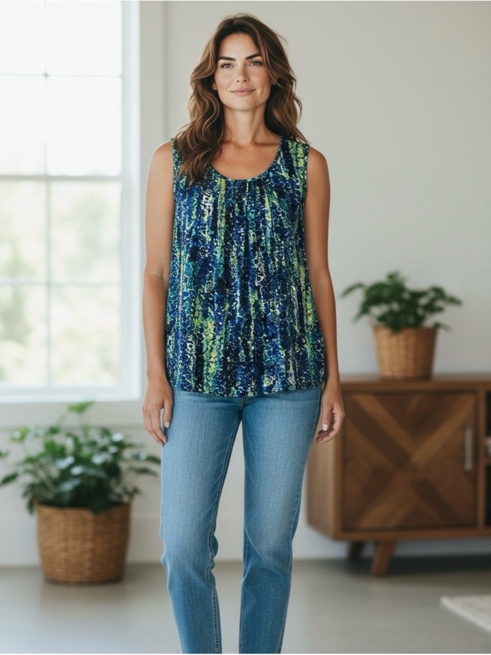 Kasper Sleeveless Tunic
